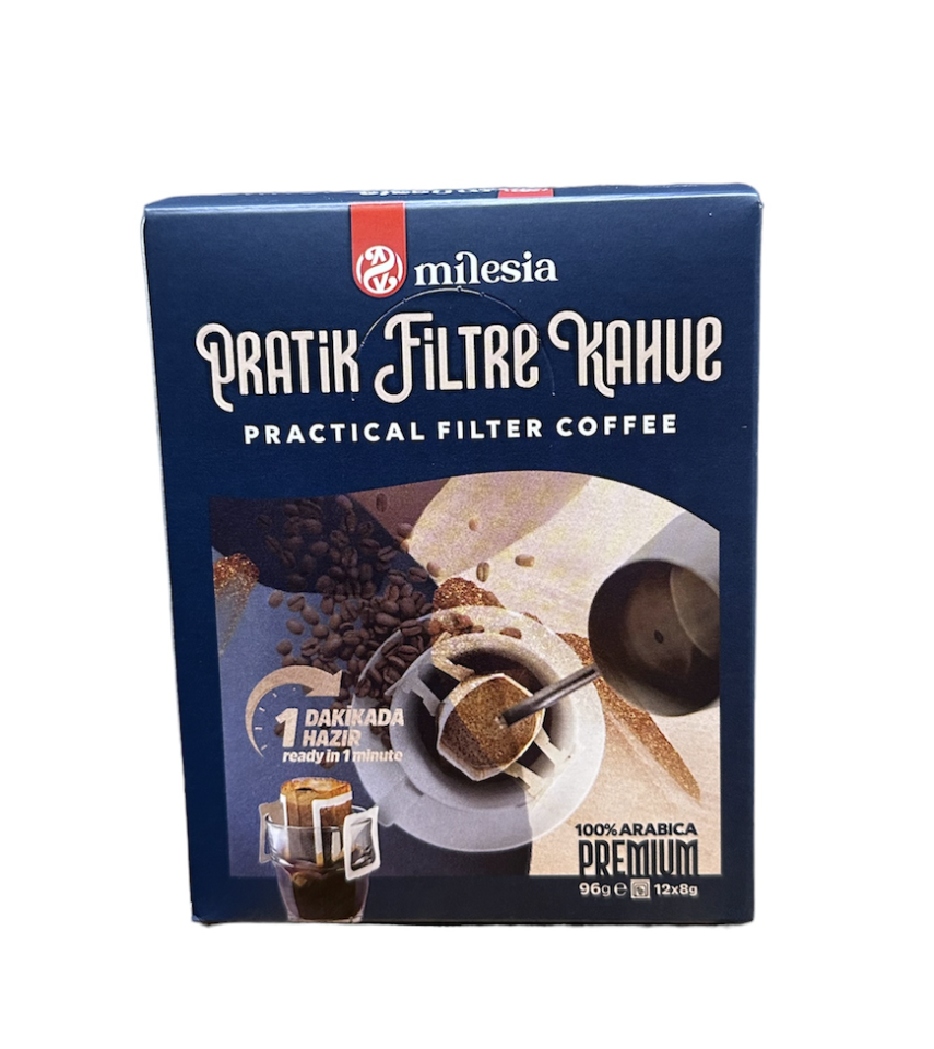 Milesia Pratik Filtre Kahve Premium 12'li