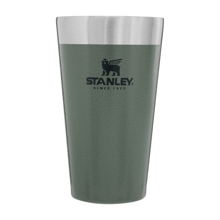 Stanley Adventure 0.47L Stacking Vacuum Pint Hammertone Green - Yeşil Termos Bira Bardağı