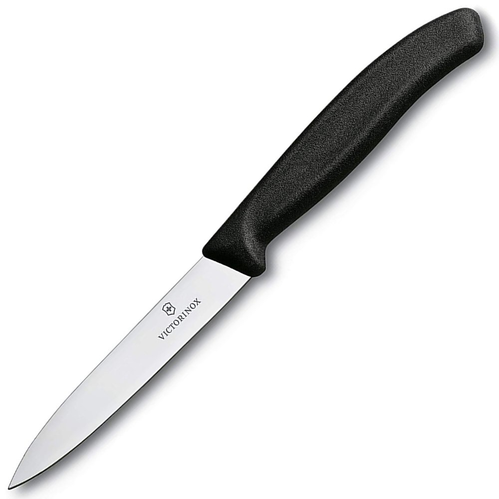 Victorinox Soyma Bıçağı Sivri Siyah 10cm 6.7703