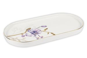 Royal Flowers Mor Oval Servis Tabak