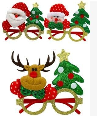 Çam Ağaçlı Noel baba & Kardan Adam & Geyik Gözlük