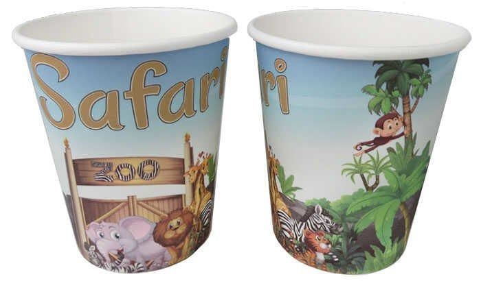 8 Lİ BARDAK KARTON SAFARİ ZOO 8 OZ