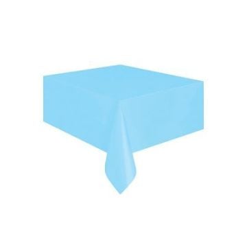 Pembe/Mavi Plastik Masa Örtüsü 137x183 cm