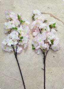 Bahar dalı uzun saplı yapay çiçek