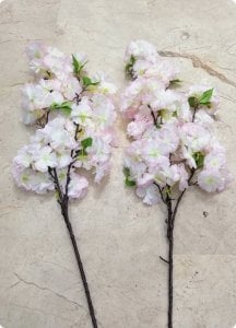 Bahar dalı uzun saplı yapay çiçek