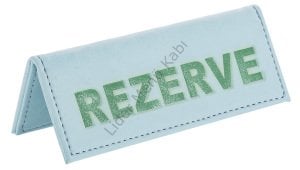 Kod: 751 Serigraf+Gofre Baskılı Deri Rezerve (15,5x6 cm)