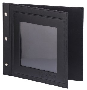 Kod: 169 Vidalı Asetat Pencereli Menü Kabı (Görsel Ebat: 28x25 cm)