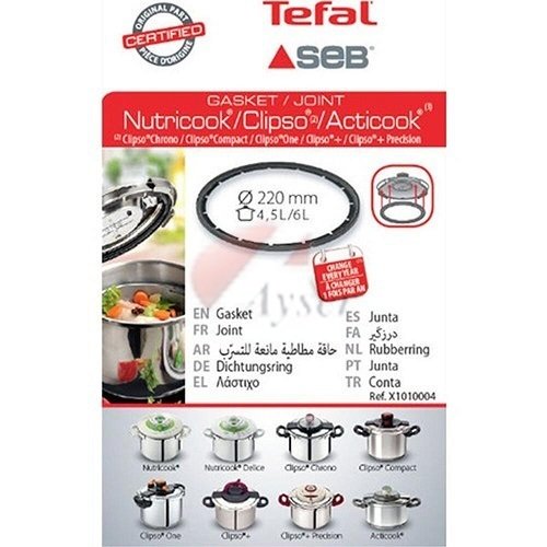 Tefal Nutricook, Acticook Kapak Lastiği 220mm X1010004