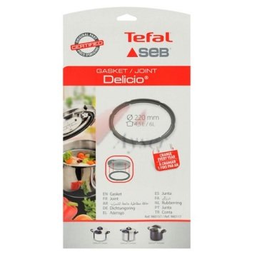 Tefal Delicio Kapak Lastiği 4,5L, 6L, 220mm 980157