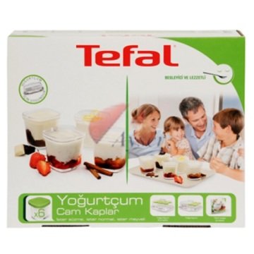 Tefal YG6501, YG6531 Yoğurt Makinası Cam Kavanoz Seti XF1033TR