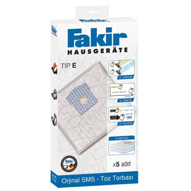 Fakir C200, C220, C240 Tip E Sms Toz Torbası