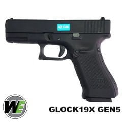 Airsoft Tabanca WE Glock 19X Siyah Gen5 WE-G003VXB-BK