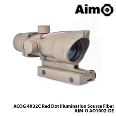 Dürbün ACOG 4X32C Red Dot Illumination Source Fiber-TAN AIM-O AO1002-DE