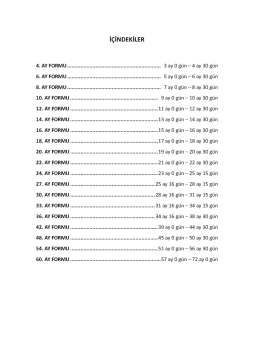 EGE - Erken Gelişim Evreleri (ASQ-SE ''''Ages and Stages Questionnaires: Social Emotional''