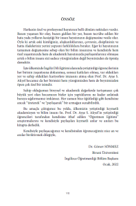 Prof. Dr. Ayşe S. AKYEL’e Öğrencilerinden Armağan Kitap: Türkiye’de Yabancı Dil Öğretmeni Eğitimi Üzerine Araştırmalar