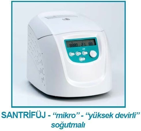 İsolab santrfüj - mikro - yüksek devir - 15.000 RPM - soğutmalı - LCD göstergeli (1 adet)