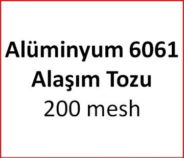 Alüminyum 6061 Alaşım Tozu