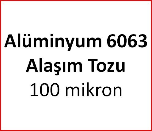 Alüminyum 6063 Alaşım Tozu