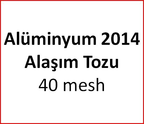 Alüminyum 2014 Alaşım Tozu