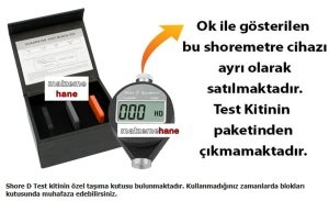 Shore D Sertlik Ölçer Test Kiti