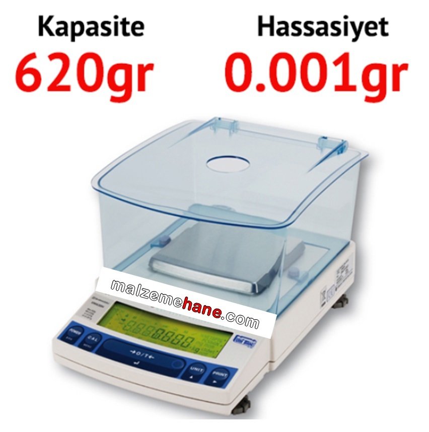 SUX 620 Dijital Hassas Terazi - Hassasiyet: 0.001 gr. Max: 620 gr.