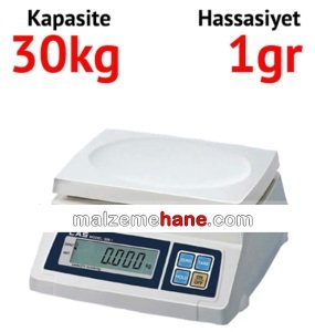 SW Dijital Hassas Terazi - Hassasiyet: 1 gr. Max: 30 kg.