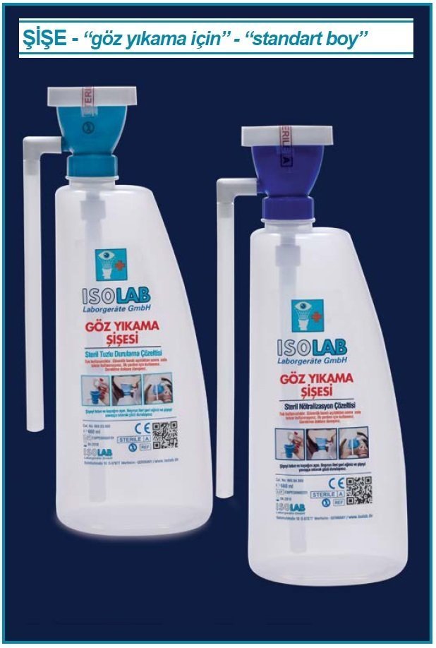 İsolab göz yıkama şişesi - 660 ml - içi boş (1 adet)