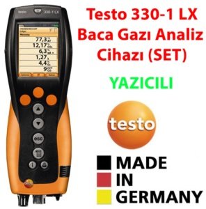 Testo 330-1 LX Baca Gazı Analiz Cihazı (YAZICILI SET)