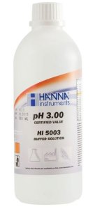 HANNA HI5003 pH 3.00 -  25oC Technical Calibration Buffer, 500 mL