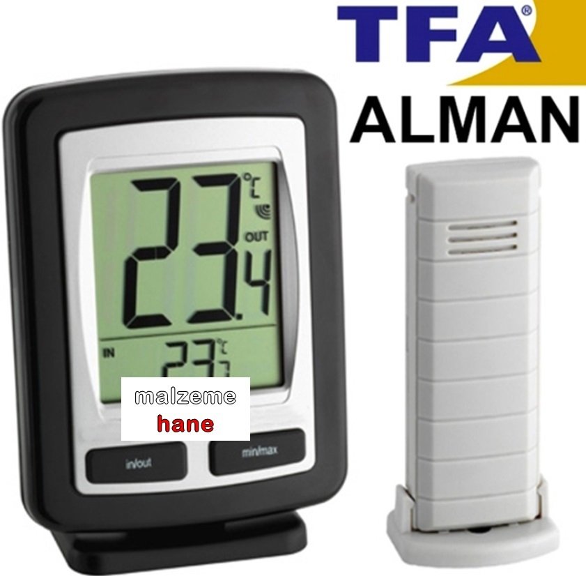 TFA 30.3040 Zoom Wireless iç-dış Termometre