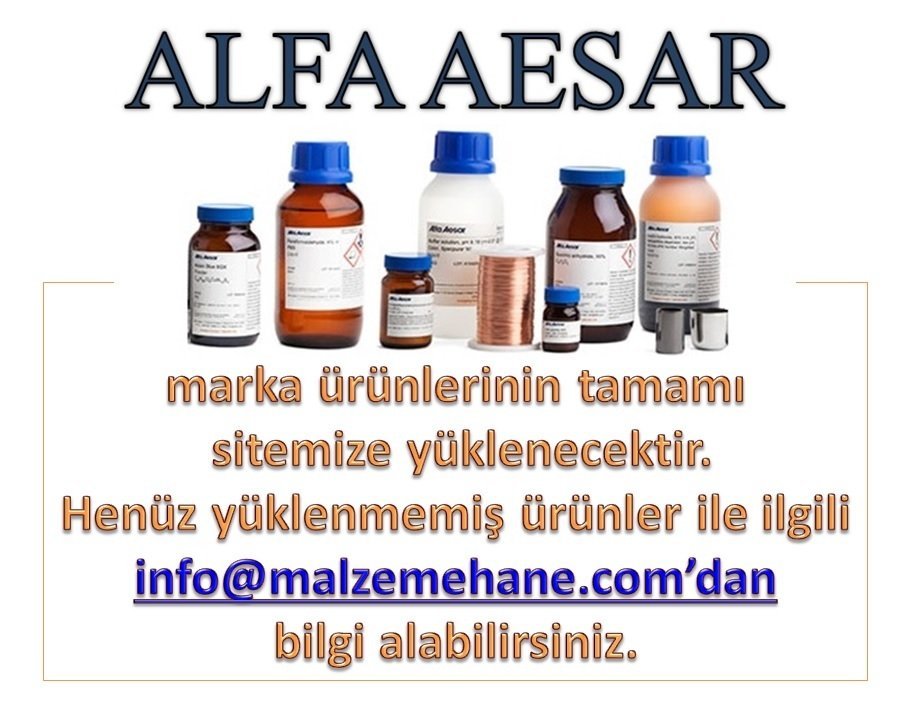 Alfa Aesar Fiyatları