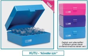 İsolab kutu - küvet için - mavi (1 adet)