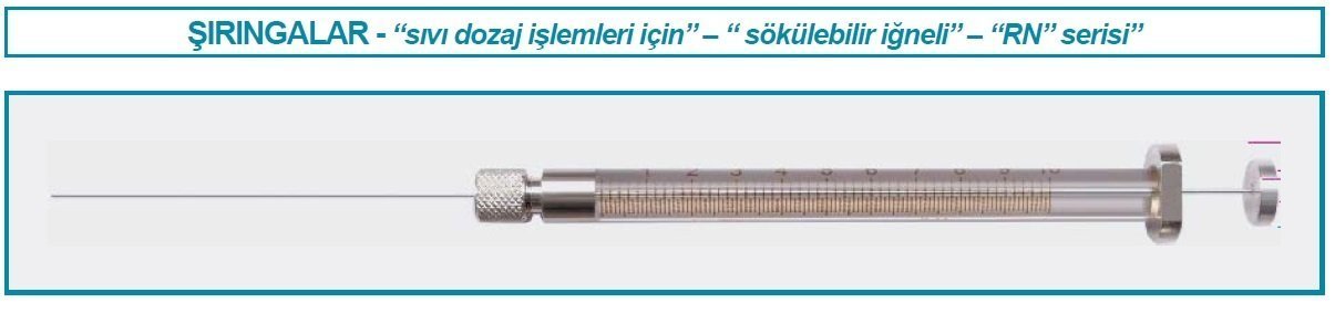 İsolab şırınga - sökülebilir iğneli - seri RN (1 adet)