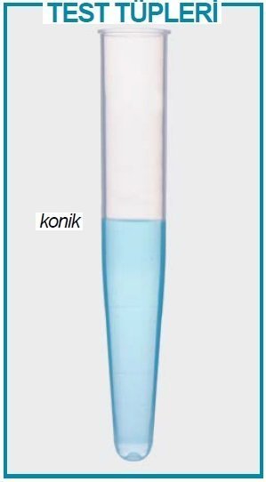 İsolab tüp - P.S - konik tabanlı