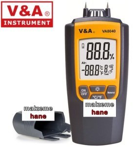 V&A VA8040 Ahşap ve Yapı Malzemeleri Nemi Ölçer