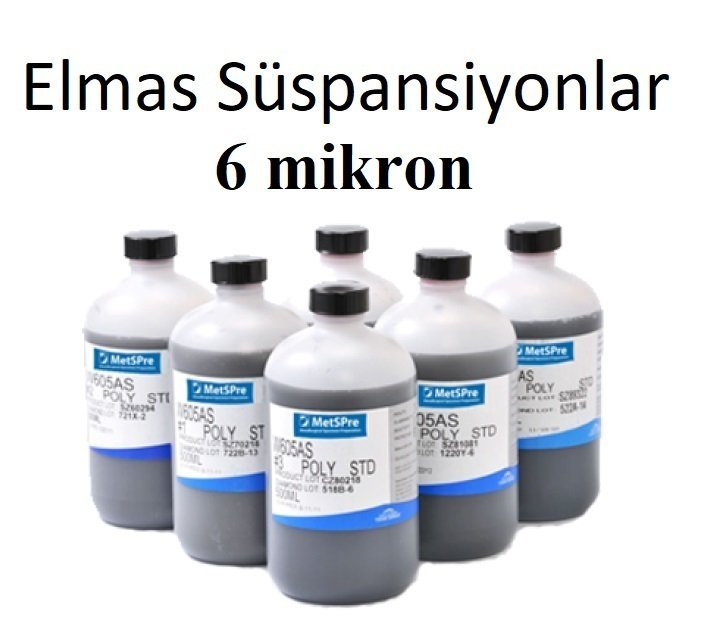 6 mikron Elmas Süspansiyon 250ml