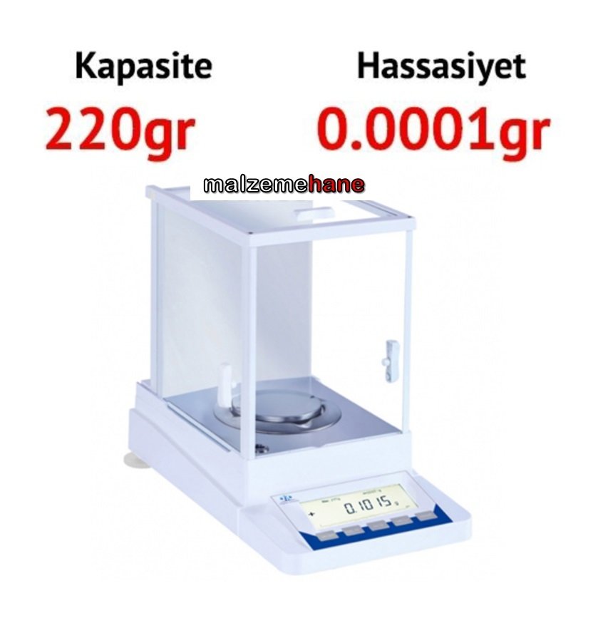 WSA-224 Analitik Terazi - Hassasiyet: 0.0001 gr. Max: 220 gr.