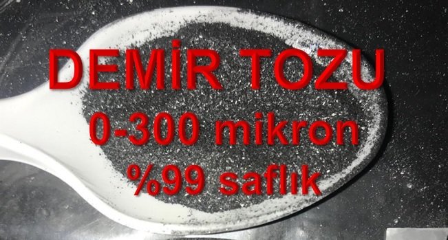 Mikronize Demir Tozu 0-300 mikron