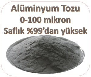 ALÜMİNYUM TOZU 0-100 mikron %99