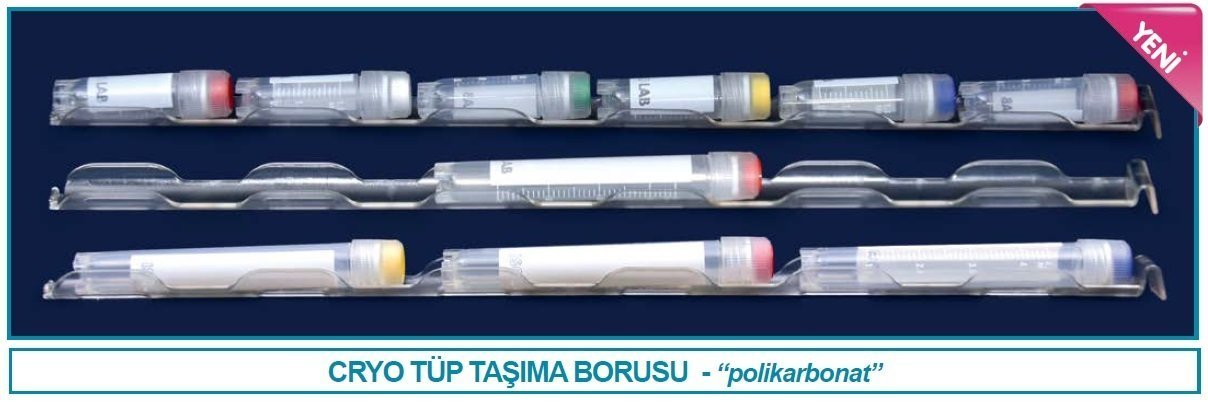 İsolab taşıma borusu - 2 ve 5 ml cryo tüp için (12 adet)