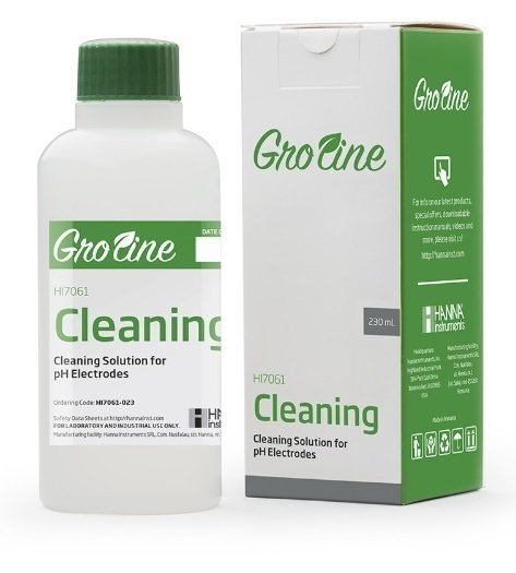 HANNA HI7061-012 GroLine Cleaning solution for pH electrodes, box, 120 ml