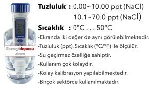 AZ 8371 Dijital Tuzluluk Ölçer