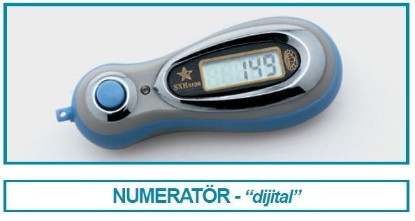 İsolab numeratör sayaç - elektronik (1 adet)