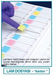 İsolab lam dosyası - karton (1 adet)