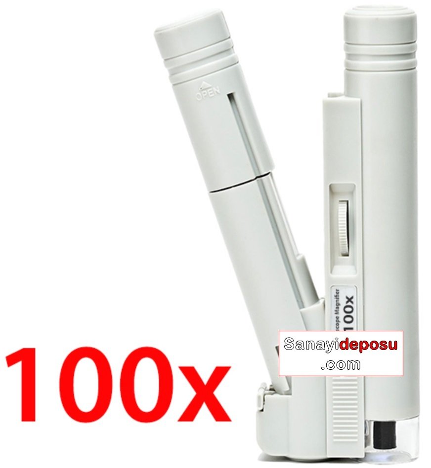 BM100X Işıklı Büyüteç Mikroskop Çeşitleri 100X