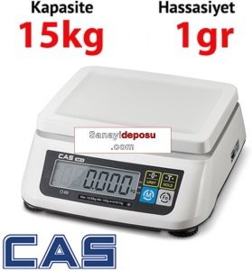 CAS SW II Dijital Hassas Terazi Hassasiyet: 1 gr. Max: 15kg