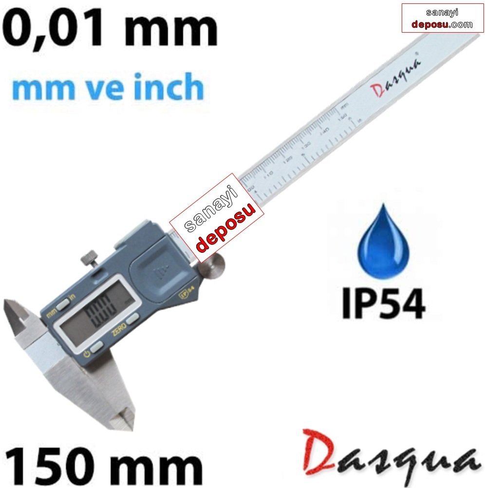 Dasqua 2110-150 Dijital Kumpas 0-150 mm