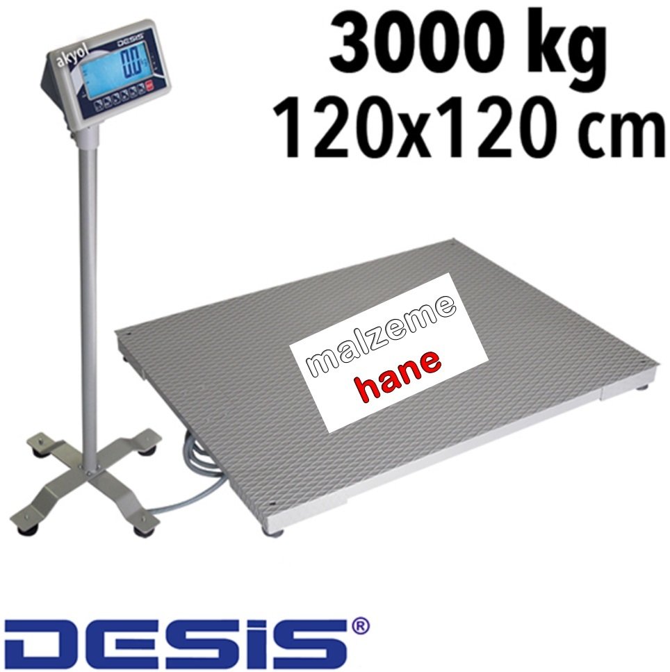 Desis BW 3 Ton Kapasiteli - 120x120 cm Platform