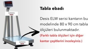 Desis ELW 600 kg. 80x90 cm