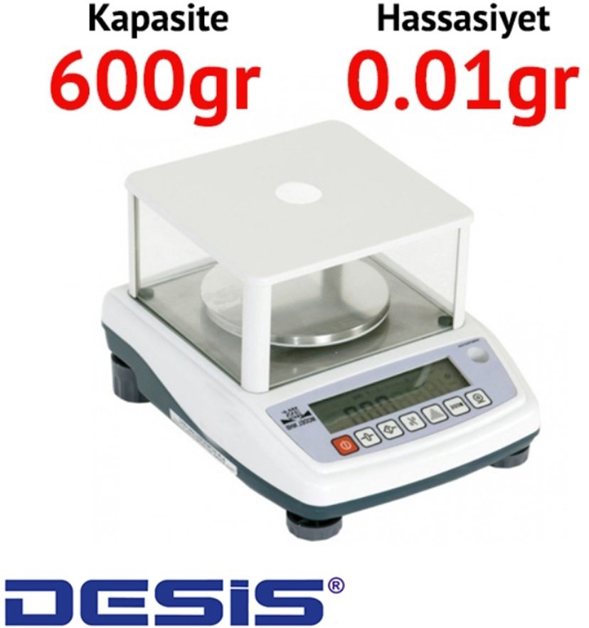 Desis NHB 600 Dijital Hassas Terazi - Hassasiyet: 0.01 gr. Max: 600 gr.